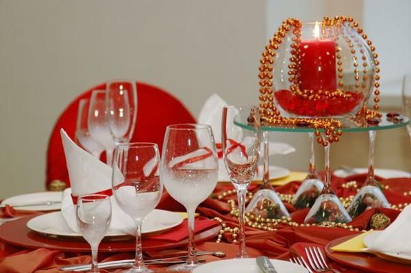 Великосветский стиль сервировки новогоднего стола (рис. 5)